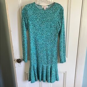 Michael Kors Green Patterned dress